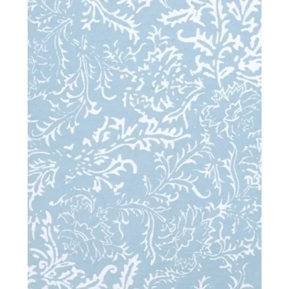 JOHN ROBSHAW $400 AVNI light indigo blue organic queen duvet cover